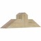 Ekena Millwork Portland Rough Sawn Timber Gable Bracket, Douglas Fir, 36"W x 10"H x 6"D x 6"F, 7/12 Pitch GBW036X10X0606POR00RDF - alternate 3